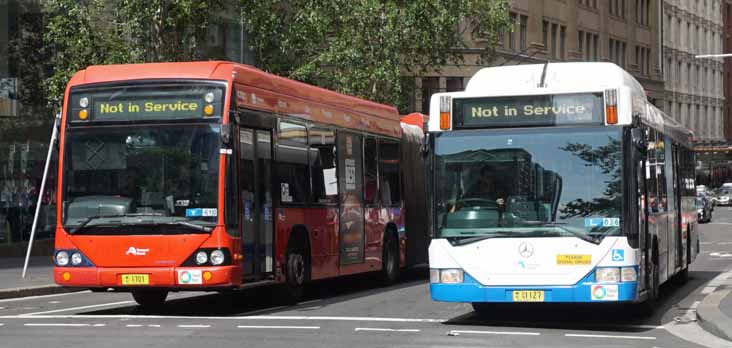 Sydney Buses Volvo B12BLEA Custom CB60 1701 Metrobus Mercedes O405NH Custom Citaro 1127